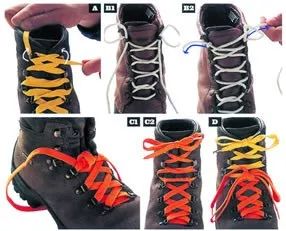 徒步登山绑鞋带的方法,徒步鞋带怎么穿更有创意