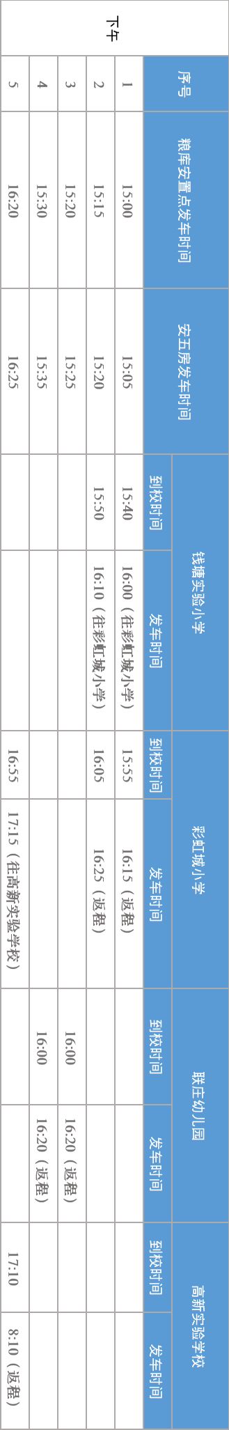 上下学接送地点通知,上下学接送路线