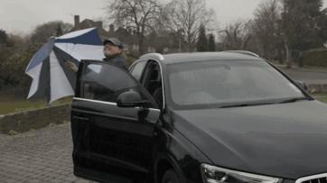 能抗8级大风和车压的暴风伞测评,硬汉级暴雨伞