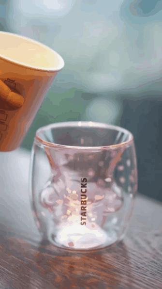 樱花系列猫爪杯,樱花限定猫爪杯