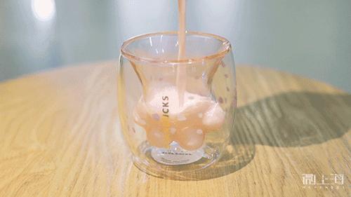 网红爆款猫爪杯,网红杯星巴克猫爪杯