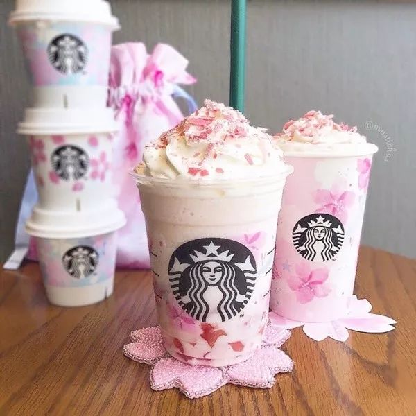 樱花系列猫爪杯,樱花限定猫爪杯