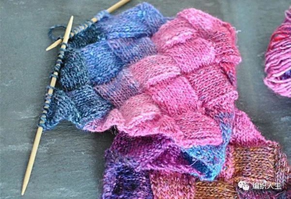 纯色方块花样教程大全,简单大方格子花型教程