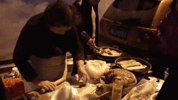 五一来北京吃卤煮,北京脏摊烤串