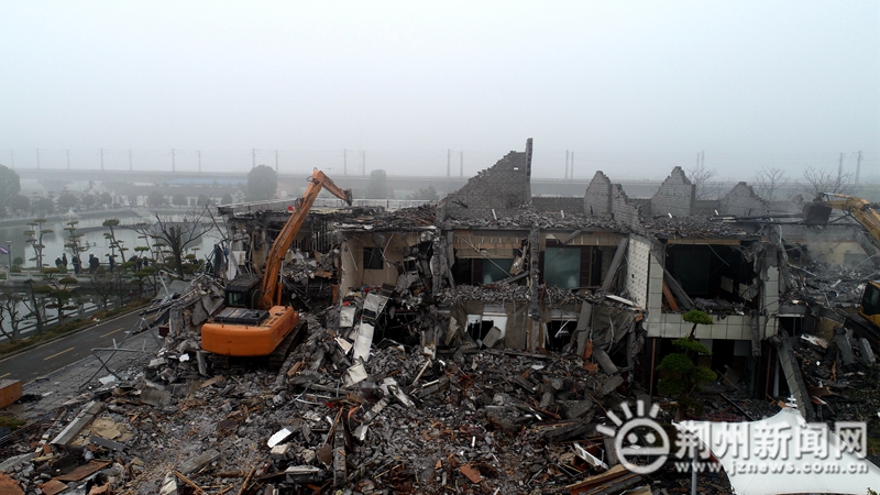 荆州点将台农庄怎么拆了,荆州点将台农庄拆除新闻