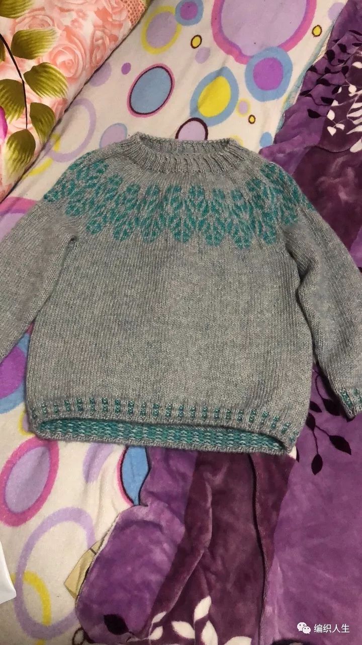 火得一塌糊涂的棒针提花毛衣,开司米棒针圆肩提花毛衣图解