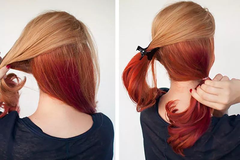 杨幂同款发型学生党双马尾,杨幂同款发型半扎双马尾