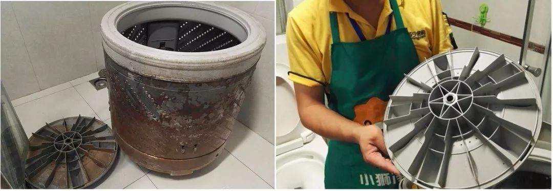 家用洗衣机洗出不明污渍,洗衣机里面脏最快速的解决方式