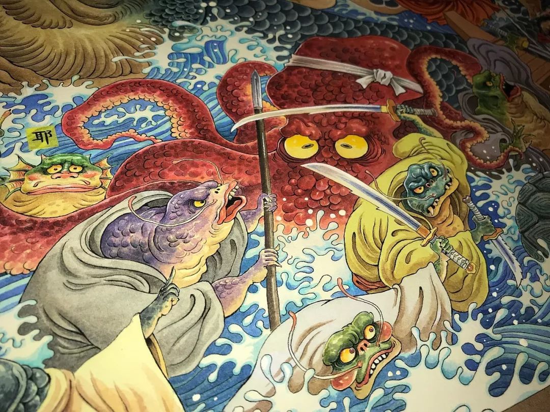 太震撼了！85后帅哥笔下的鬼神世界，迷倒了上万人......