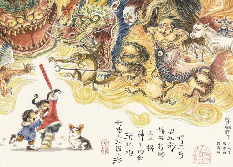 太震撼了！85后帅哥笔下的鬼神世界，迷倒了上万人......