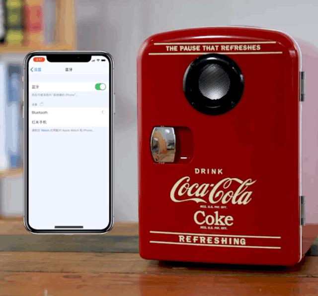 可口可乐冰箱音箱,迷你便携冰箱可口可乐