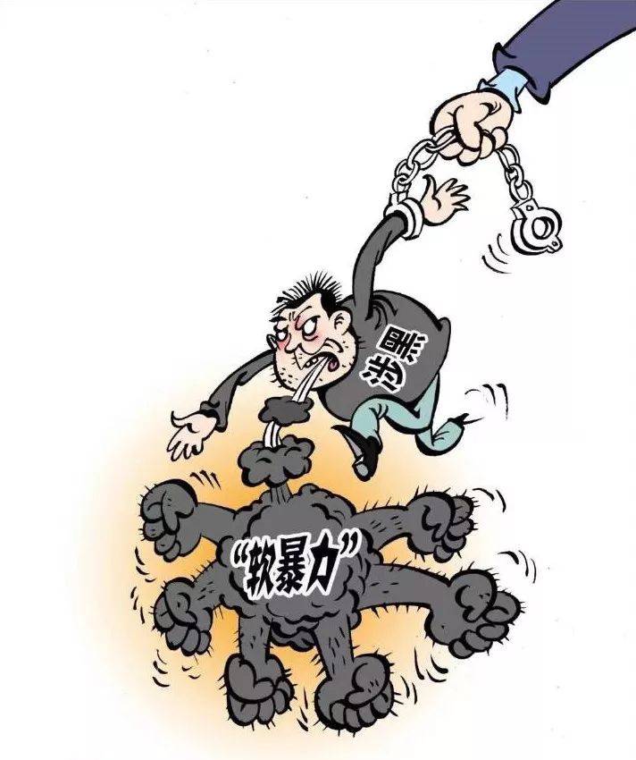 扫黑除恶|贴报喷字,堵门阻工,这些竟然都是“软*力暴**”!