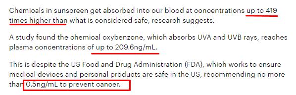 防晒霜让人衰老的成分,防晒霜氧化锌致癌