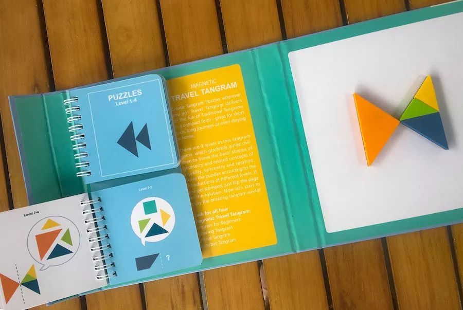 七巧板教具适用于哪个年龄段,儿童七巧板木质磁性教具益智玩具