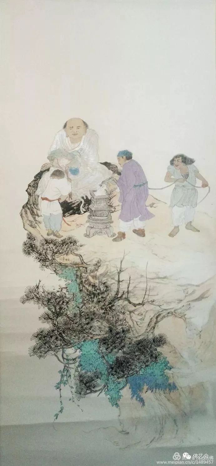 禅意和尚书法大师,中国著名禅意画画家