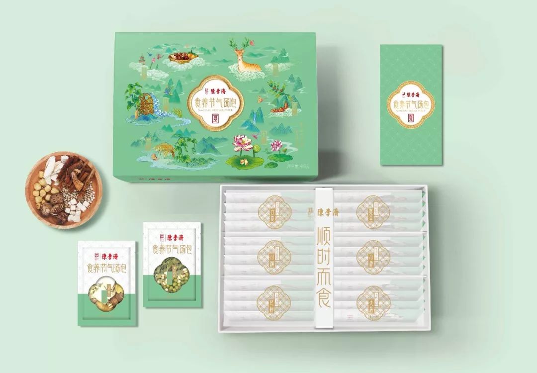 为高考“加汤加料”，安度盛夏，拿下高分。典方配伍，顺时而养——陈李济食养节气汤包上线啦！