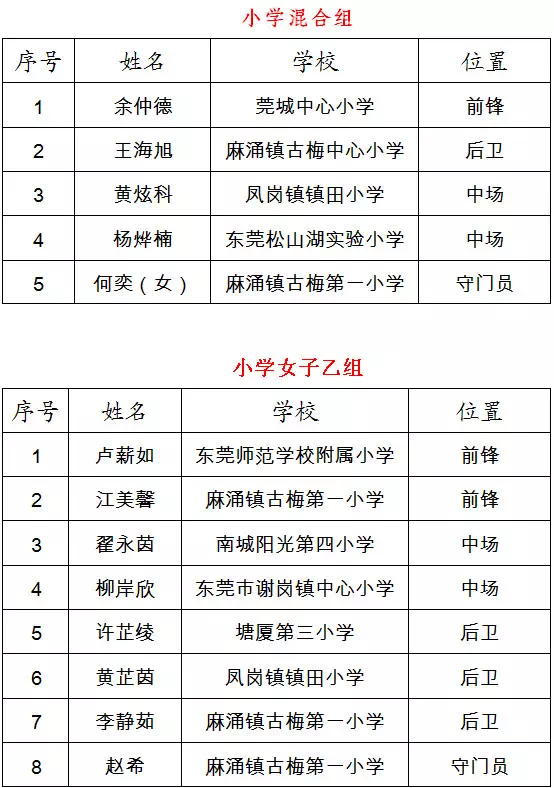 东莞市青少年校园足球夏令营最佳阵容出炉，速来围观！