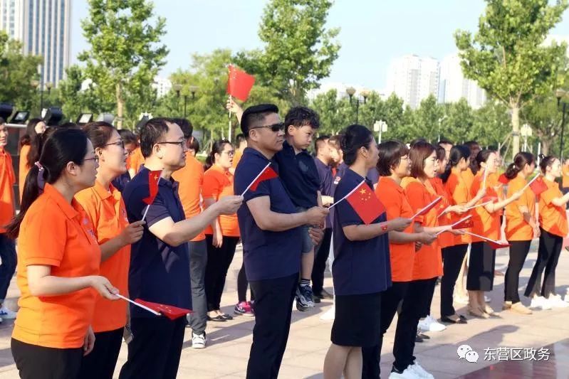 我和我的祖国快闪东营市河口区,东营区快闪