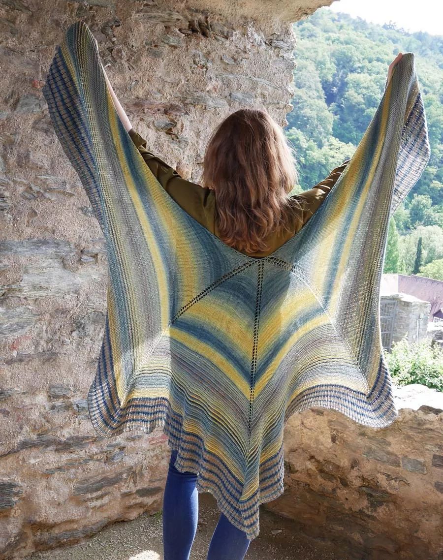 一线连钩成人连衣裙教程,拼花钩衣一线连