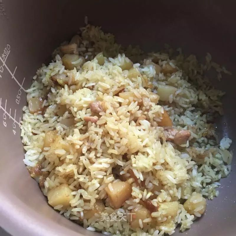 10分钟搞定的懒人焖饭有肉有菜 (懒人焖饭一锅就搞定重点是巨好吃)