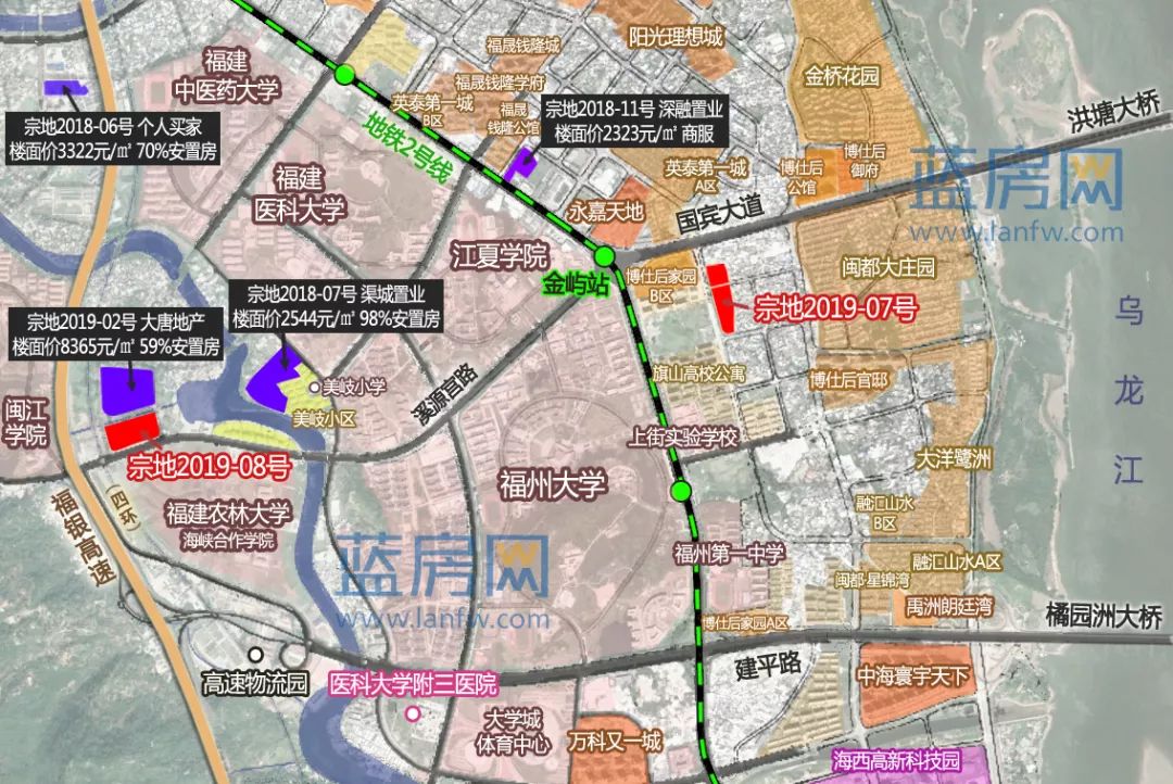 闽侯土拍今年首遇“流拍”，成交两幅地块100%建安置型商品房