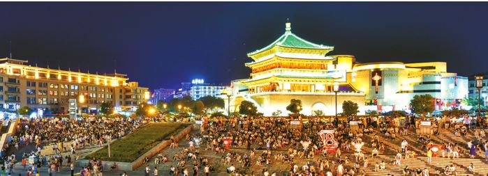 西安钟楼商圈事件真相,西安钟楼商圈历史