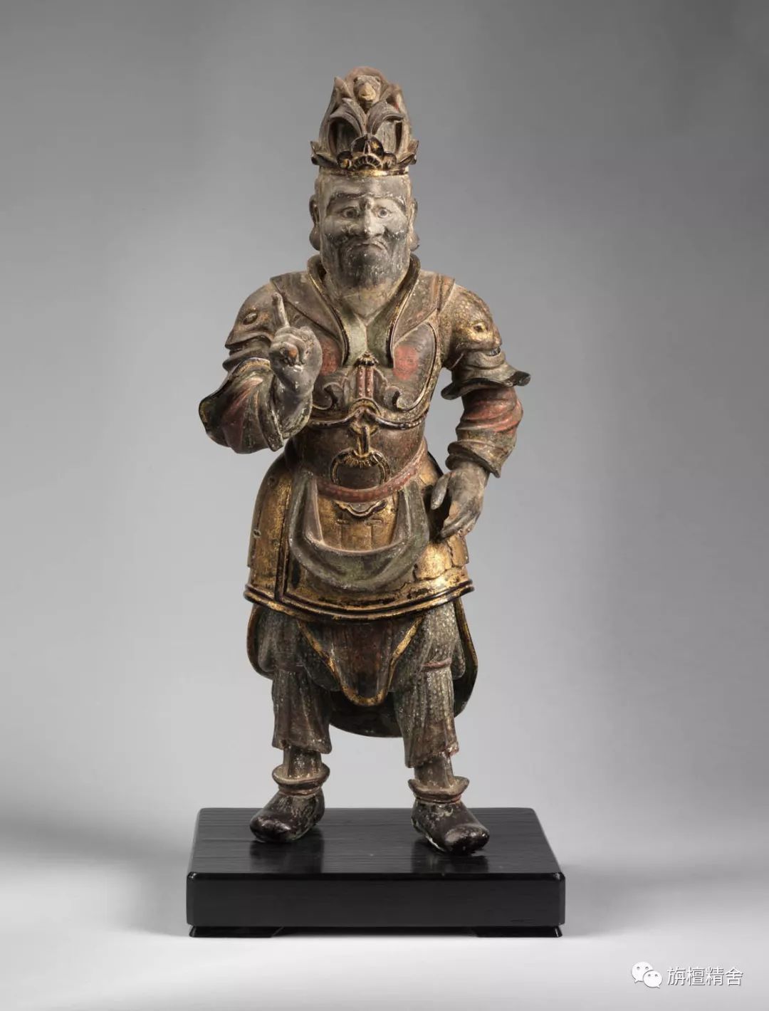 镰仓时代药师佛,镰仓时代彩绘木雕佛像