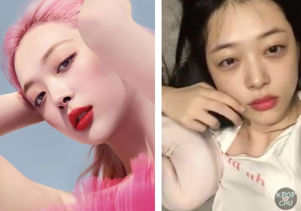 又是激凸又是露底，“蜜桃肌”的盛世美颜也有翻车时