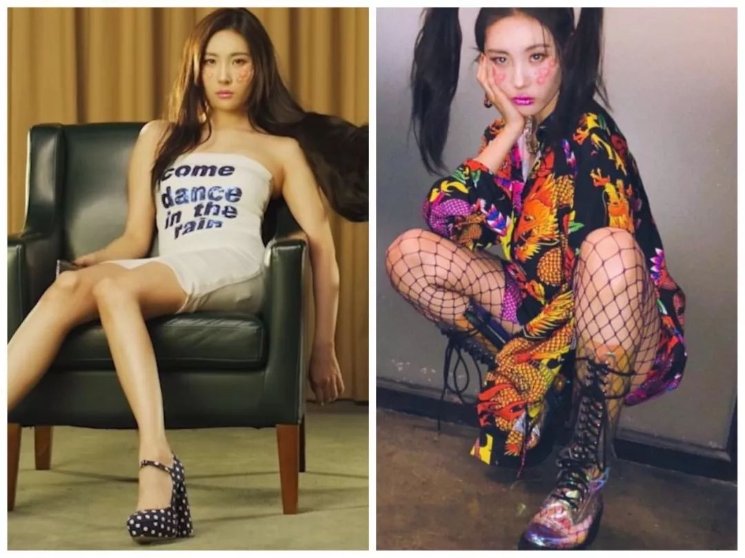 杨幂泫雅风,泫雅机场黑西服穿搭