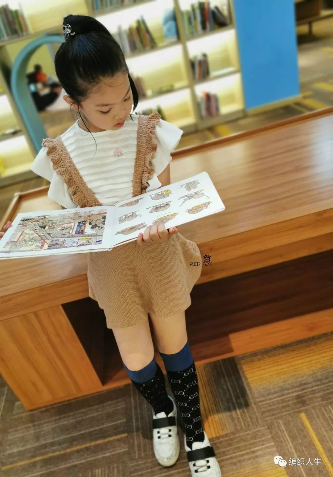 酸奶爱编织荷叶边连衣裙教程视频,荷叶边儿童小裙衫编织教程