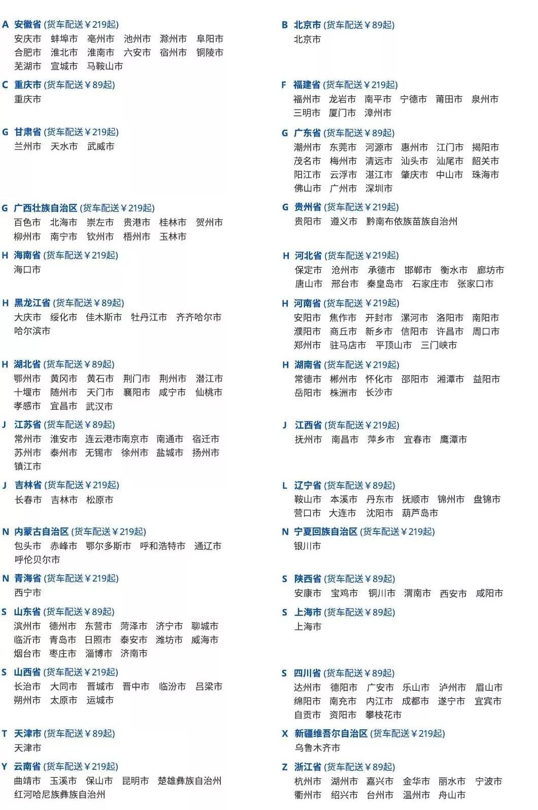 宜家家居全国配送吗,宜家网上商城配送范围