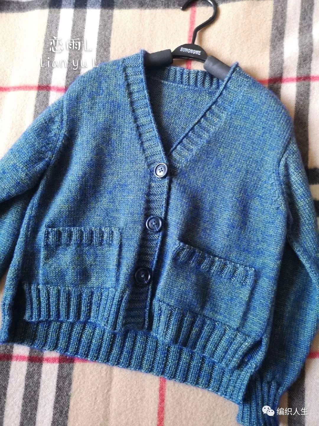 女宝宝粗棒针毛衣开衫20个月,细毛线儿童衣花样