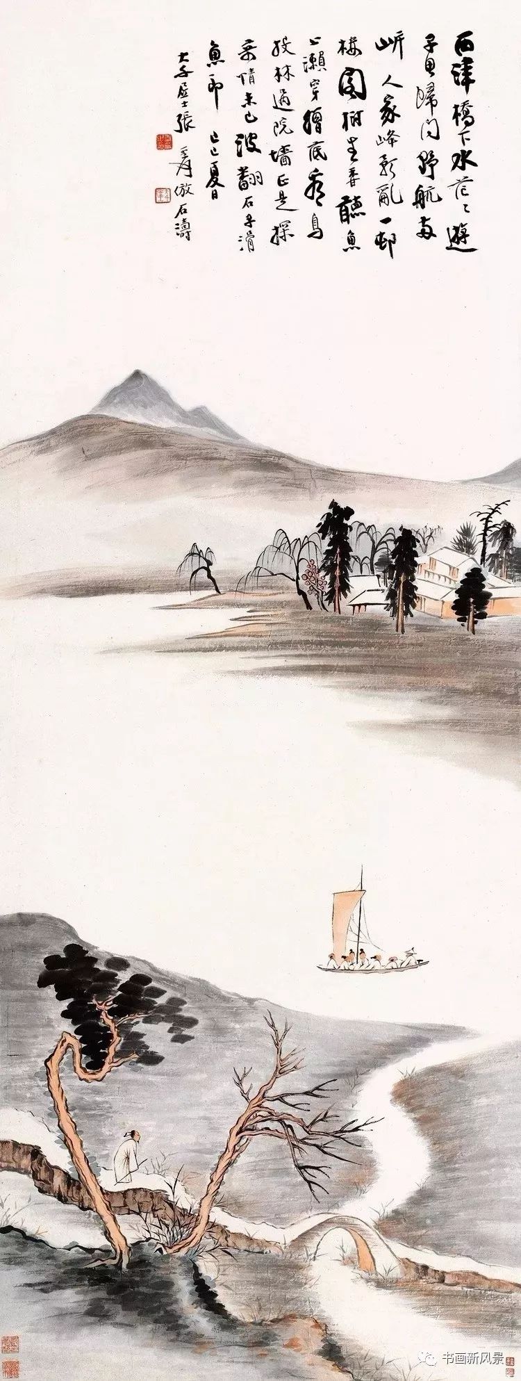 张大千的画就没有毛病吗,张大千的画有没有绢本的