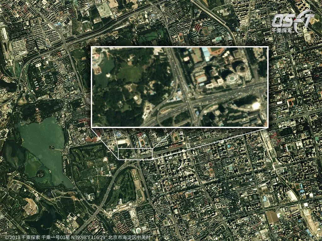 【震惊】从54万米高空看海淀，这是中关村、上地、五棵松……