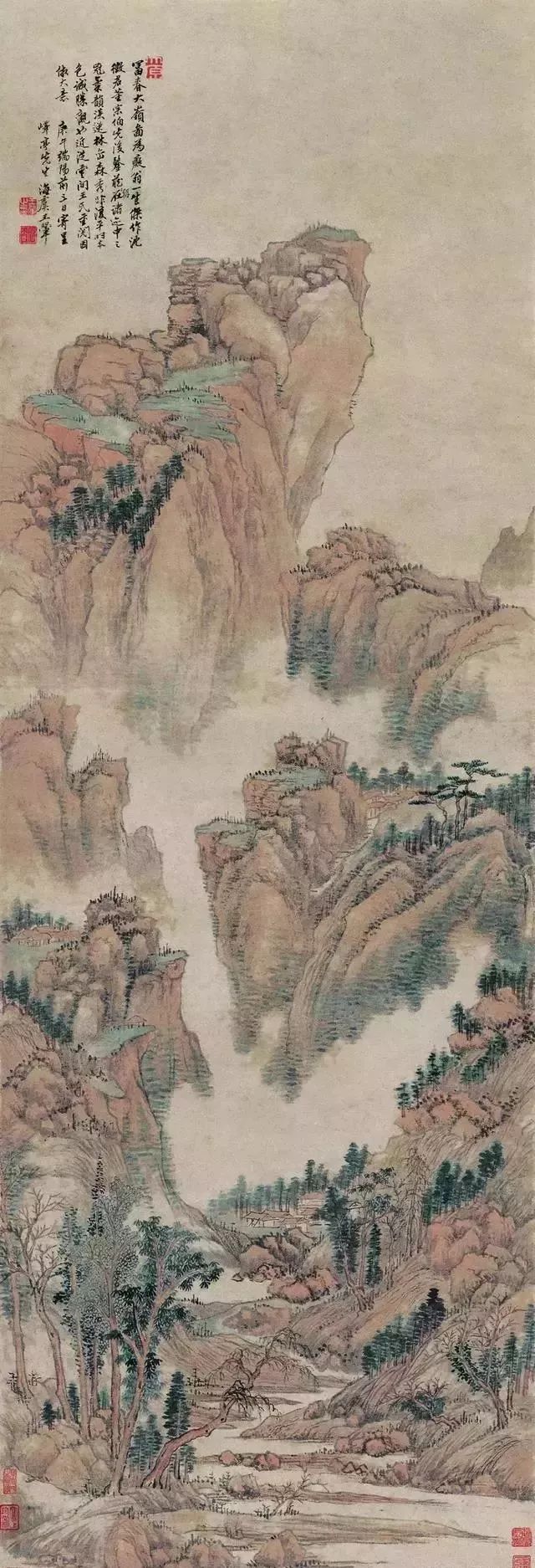 清初画坛之四王与四僧的较量,清初画坛六大家