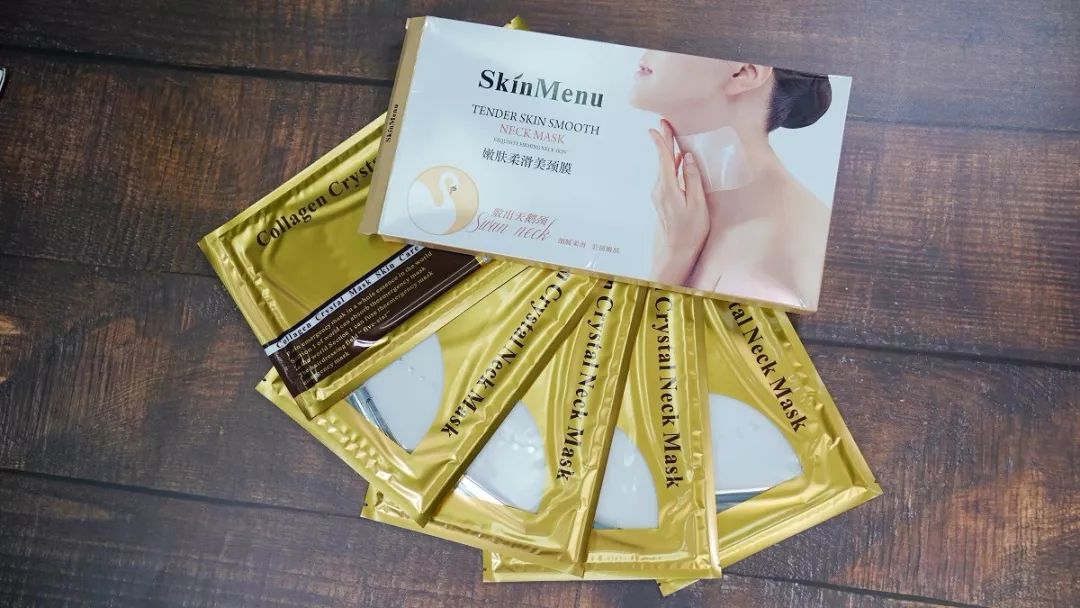 这款急救弹性蛋白贴，每天一片赶走干纹，还你天鹅美颈