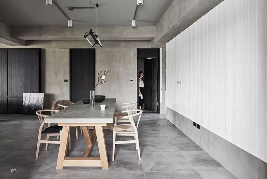 一面水泥墙惊艳了整个院子,水泥墙中式风格