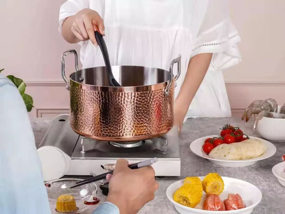 墨绿复古锅,复古纯铜锅图片