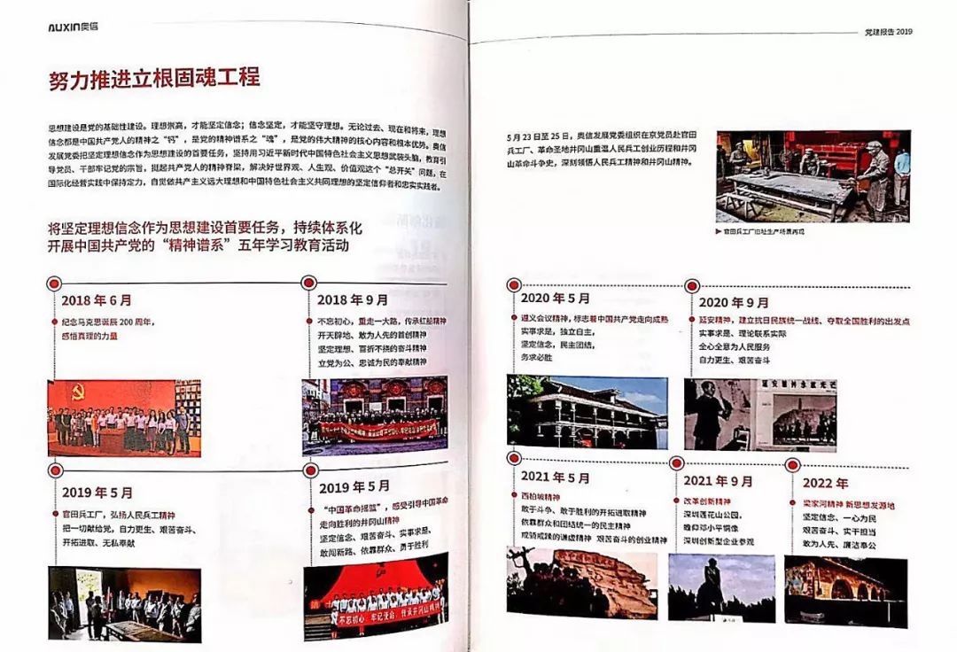 奥信发展公司*党**委发布《*党**建报告2019》