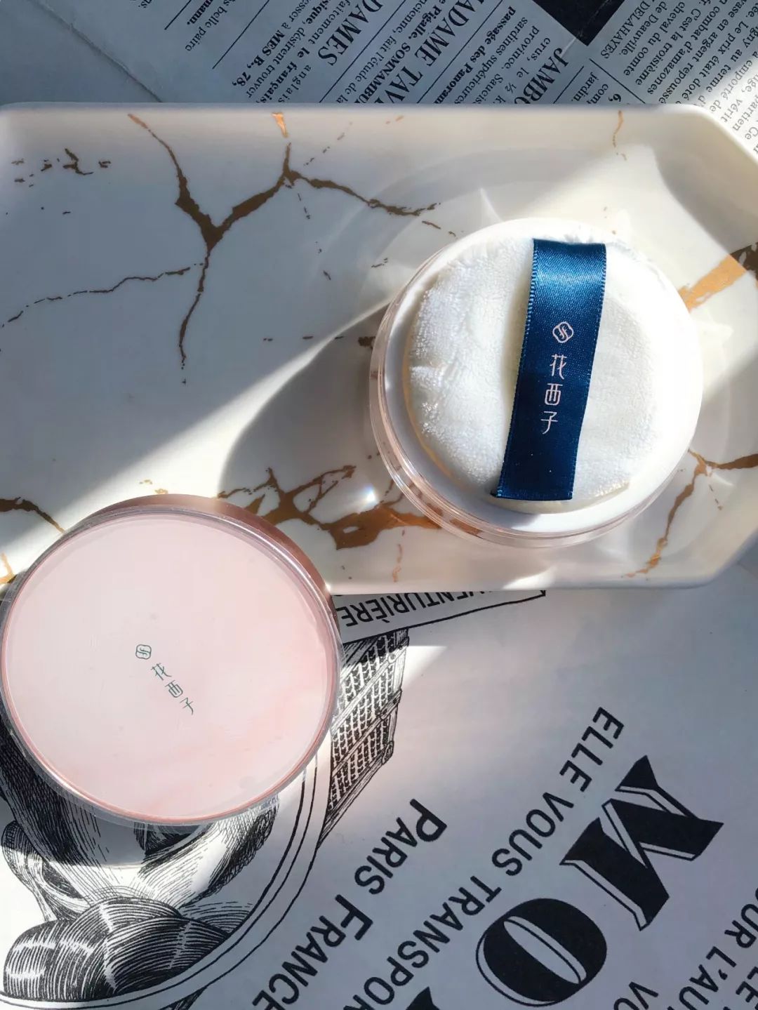 博主测评花西子定妆粉,抖音博主测评花西子散粉