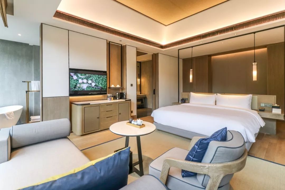 新昌安岚山居酒店,温泉入户竹林山居