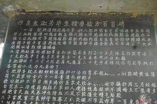 山村老中医的故事,老中医碑文