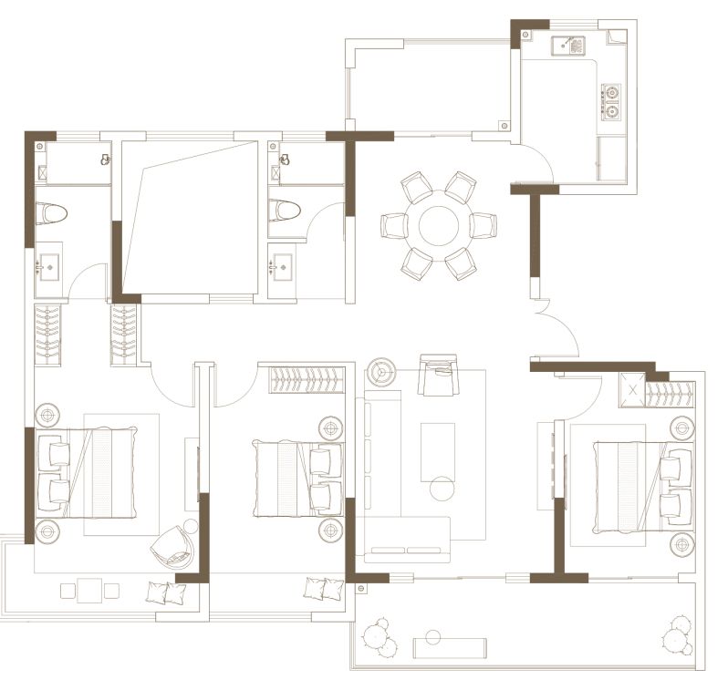 一路之隔北龙湖，谁是城市新主角？