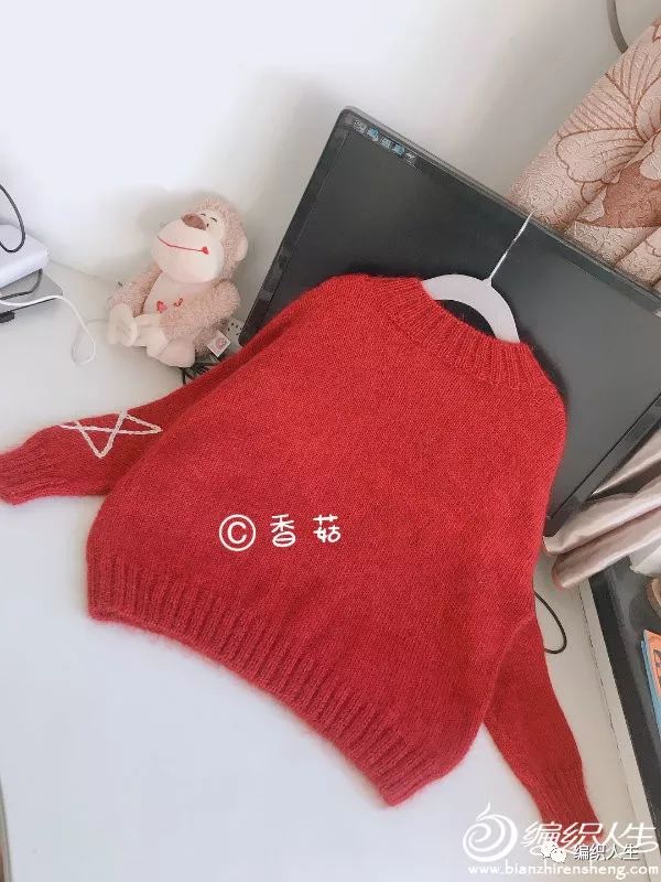 松鼠绒v领儿童毛衣编织完整教程,儿童套头满天星毛衣时尚编织教程