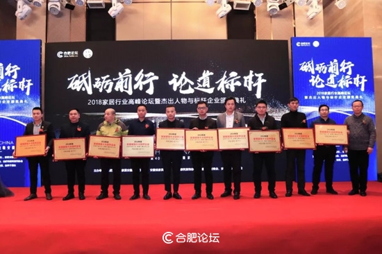 合肥瑞俪宜家家居股份有限公司董事长杨永强获“2018中国安徽家居优秀人物”奖项