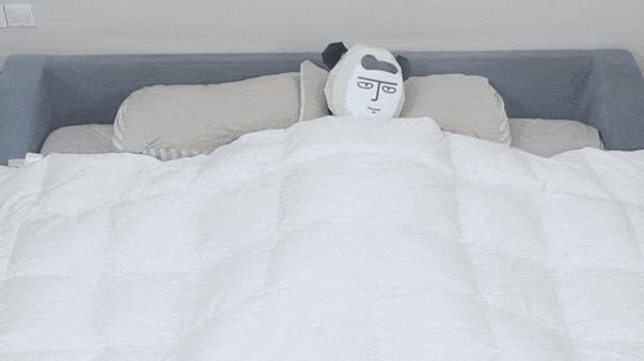 冬天被子正确盖法对照表,真人实测冬天如何盖被子才最暖和