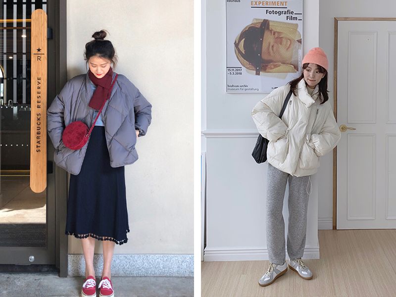 小个子宽松面包服穿衣搭配,高个子穿面包服怎么搭配