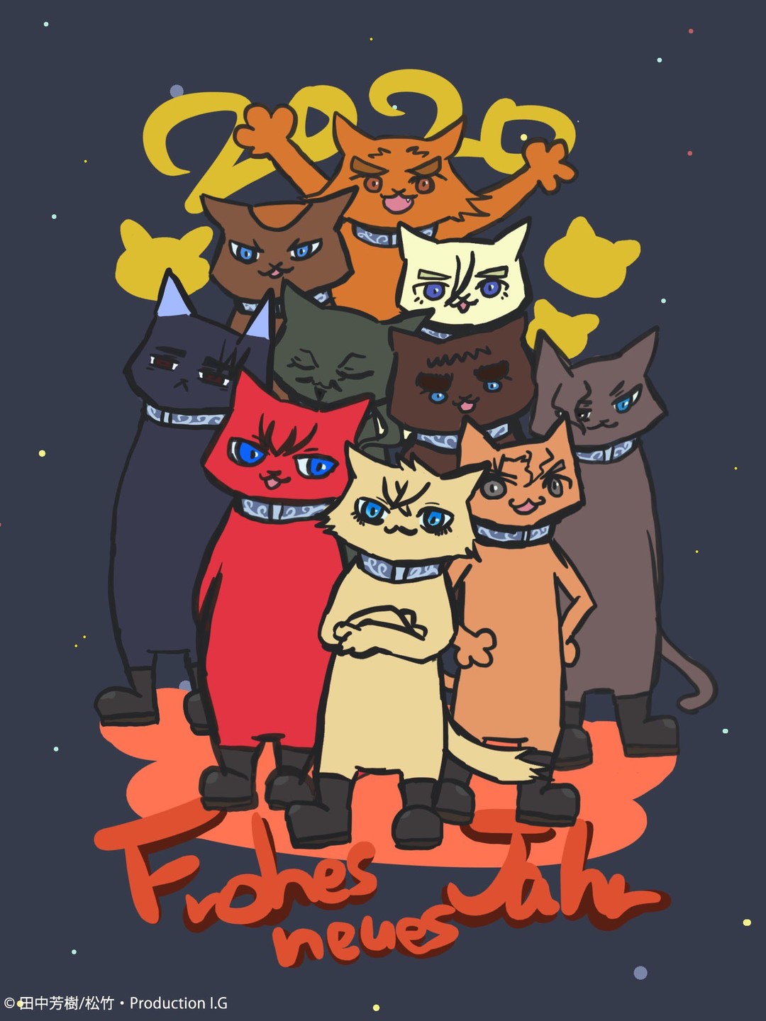 图多杀猫！2020年官方新年贺图集。续-Anitama的新年问候