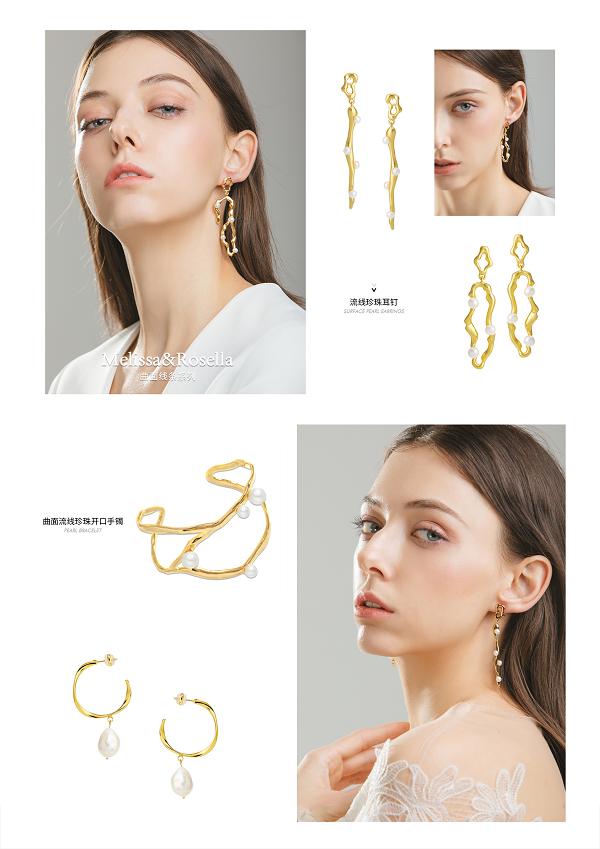 melissarosella铜合金戒指,melissarosella耳环