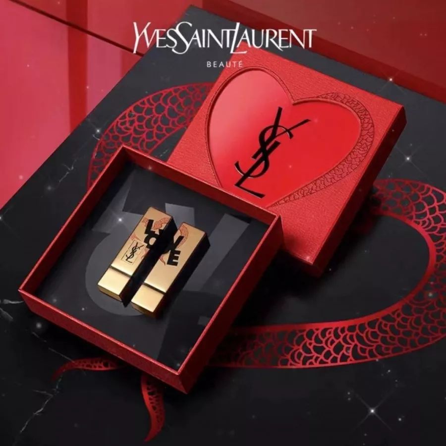 兰蔻情人节限定口红翻毛皮,兰蔻情人节限定礼盒口红丝绒